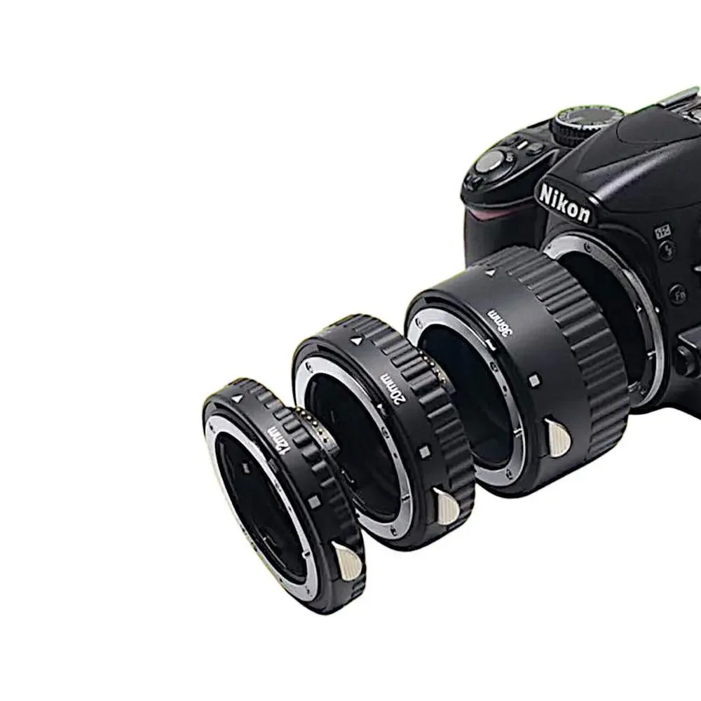 Mcoplus EXT-NP Electronic Extension Tube Set (12, 20, & 36mm) For Nikon Cameras